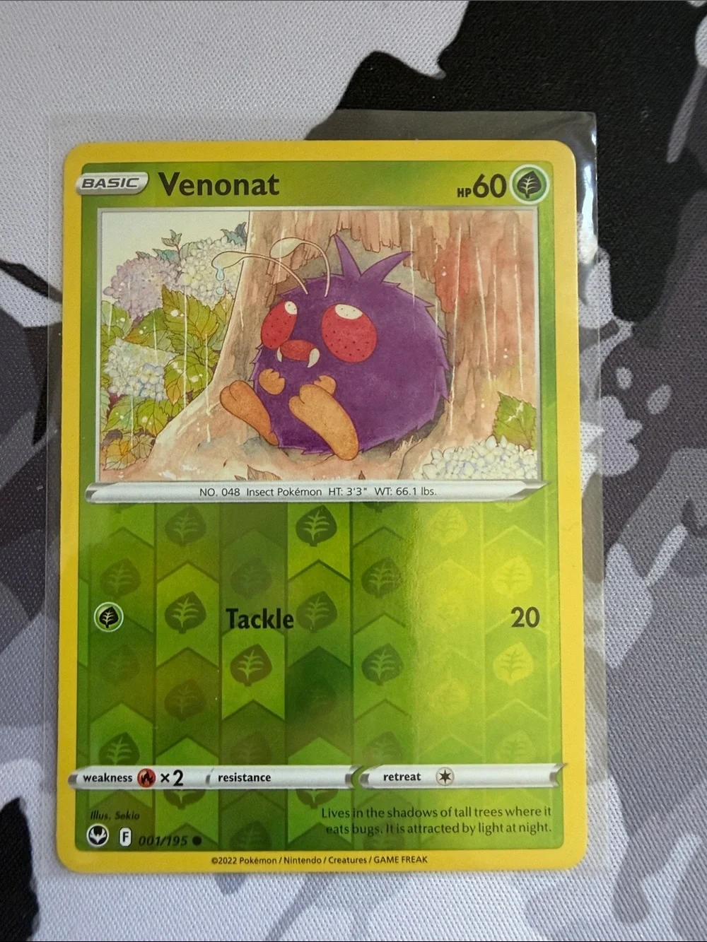 Venonat & Venomoth Pokémon Evolution Card Lot 🦋 | Reverse Holo 3 Cards ✨5/$25✨